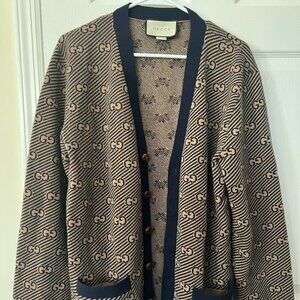 Mens Gucci Cardigan Sweater  - Size L - Excellent Condition (Authentic)